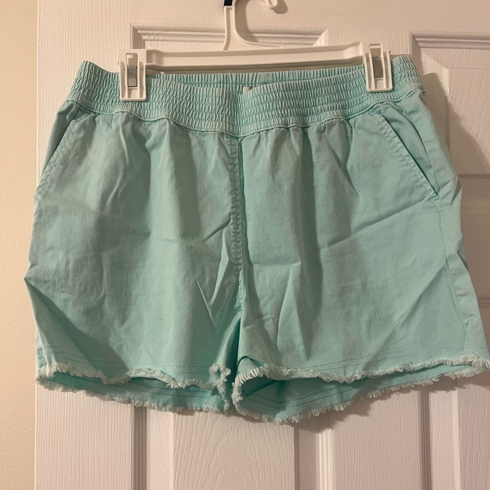 Vineyard Vines Light Green High Waist Shorts